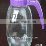 1500ml Glass Beverage Jar With Plastic Lid D003-2 thumbnail-1
