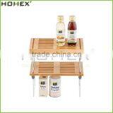 Bamboo Dish Drying Rack 2 Tier Kitchen Shelf Homex-BSCI Factory thumbnail-1