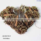 Candle Holder With Glass Cup thumbnail-1