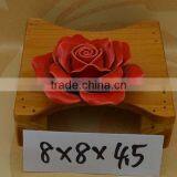 Promotional Gifts Ceramic Flower Figurine for Valentine's Day & Wedding thumbnail-1