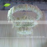 GNW FLW1603001-3C Stunning Weding Flower Wall Hanging Flower Halo Hanging Decoration