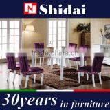 French Style Dining Room Furniture, Mirrored Dining Room Table Base, Elegant Dining Room Furniture Set A-35 thumbnail-1