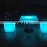 Modern Night Club Illuminated LED Unique Bar Table Furniture With Different Heights thumbnail-1