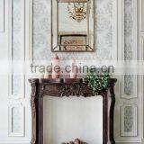Antique Solid Wood Frame Handmade Flowers Painting thumbnail-5