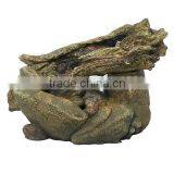 Fallen Log on River Rock Tabletop Fountain With LED Lights thumbnail-2