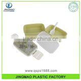 2016 Plastic Rectangular Double Deck Bento Lunch Box thumbnail-3