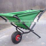 folden wheel barrow(leaf collector)