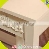 2017 New Design Wooden Outdoor Plant Stands White Solid Wooden Outdoor Plant Stands Best Outdoor Plant Stands W08H056 thumbnail-3