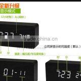 Creative LED Wood Clock;led Digital Clock;wood Carving Clock thumbnail-3