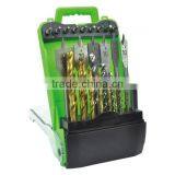 CF4191 32pcs Twist Drills for Metal and Bit Set