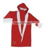 Red Colour Polyester Boxing Robe 100% Polyester Satin thumbnail-1