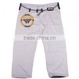 Pakistani Gi White Color Pearl Weave Top Quality BJJ Gi's Custom OEM thumbnail-2