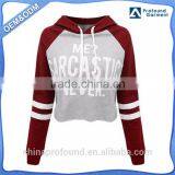 Long Sleeve Cropped Top Hoodie For Women Ladies Crop Hoodies thumbnail-1