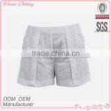 Girls Fashion China Direct Factory White Crochet Shorts thumbnail-1