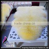 CX-D-112 Luxury Hand Made Genuine Sheep Fur Shaggy Carpet thumbnail-1