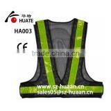 HA-003 Black Basic Safety Vest With Reflective Tape thumbnail-1