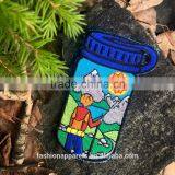 Custom High Quality Embroidered Cartoon Cup Patch for Clothes Embroidery Patch Made in China Choose Size/color thumbnail-1