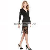 MGOO Cheap Price Quality Guaranteed Split Black Lace Skirts For Women Sexy Slinky Skirt Divided 15145A382 thumbnail-4