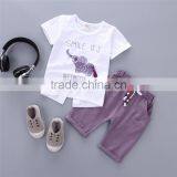 SS-977G Summer Casual Girl Set , Clothing Set Suit For Baby Girls 2 Pcs Chilren Sets thumbnail-3