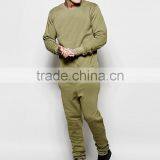 100 Percent Cotton Army Green Skinny Fitness Wholesale Jogger Pants thumbnail-4