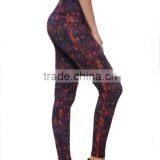 Newest Women Style Sublimation Print Tight Sport Wholesale Custom Yoga Pants thumbnail-1