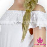 Plain Solid White Color Baby Girl Rompers Toddlers Wrapped Chest Romper Clothes Sleeveless Baby Rompers Cotton Material Patterns thumbnail-4