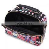 School Girls Go Shopping PU Leather Polyester Character Pattern 82721 Shoulder Bag thumbnail-5