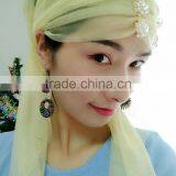 Comfortable With Extra Long Adjustable Ties Islamic Gift Fashion Muslim Headscarf thumbnail-3