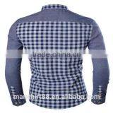 2016 New Wholesale Checked Shirt Custom Mens Casual Dress Shirts thumbnail-2