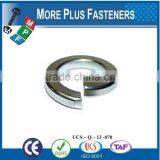 Made in Taiwan Lock Washer DIN 127 Form B Square End Spring Steel Bare Steel Zinc Plated thumbnail-6