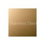 Customized Ti-coating Colored 316, 430 Hairline Stainless Steel Sheet GB, DIN, EN thumbnail-1