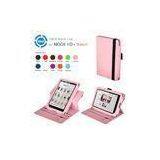 Anti Dust PC Nook Leather Cover , Pink Leather Tablet Cases With Stand thumbnail-1