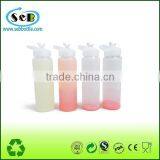 Smart Color Changable Glass Bottle With Silicone Jacket , Borosilicate Glass Drinking Bottle , Glass Camping Bottles thumbnail-5