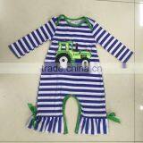 Fashion Design Halloween Children Clothes Wholesale Fall Baby Pumpkin Romper thumbnail-6