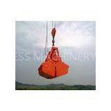 25T Industrial Clamshell Electro Hydraulic Grabs / Grapple for Ship Crane 6 - 12m