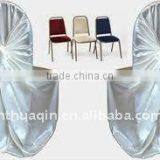 Satin Universal Chair Cover Wedding Self Tie Chair Cover Bag Chair Cover