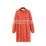 Women Loose Fit Long Sweater Pullover Round Collar Design For Ladies thumbnail-6