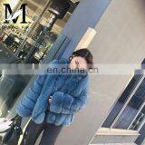 New Design Ladies Winter Fox Fur Coat Fashion Beautiful Wholesale Custom Fox Fur Transformer Coat thumbnail-3