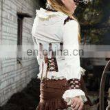 Steampunk Long Sleeve Shirt With Choker-collar thumbnail-6