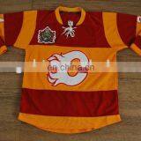 Customized Team Uniforms 100% Polyester #34 Kiprusoff Heritage Classic Hockey Jersey thumbnail-1