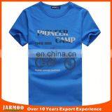 Logo Printed on Blue Healthy Cheap Round Neck t Shirt thumbnail-2