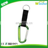 Winho Carabiner With Split Ring & Nylon Strap
