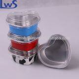 4oz Heart Shape Disposable Aluminum Foil Cups 100ml for Muffin Cupcake Baking Bake Utility Ramekin Cup thumbnail-4