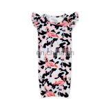 Baby Summer Watermelon Flutter Sleeve Gown Toddler Sleeper Cute Girls Sleeping Bags thumbnail-6