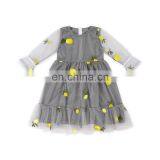 Spring Autumn Girls Dress Casual Long Sleeves Lace Mesh Floral Kids Dresses Girl Cute Princess Dress thumbnail-1