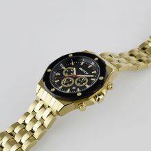FEATURES OF SS299 GOLD AND BLACK MEN'S STAINLESS STEEL WATCH thumbnail-3