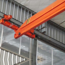 2T Span 12m Suspended Single Girder Eot Crane Remote Control Single Speed,Electric Hoist Suspension Crane thumbnail-3