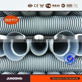 DWC HDPE pipe/black corrugated drainage pipe/corrugated hdpe culvert pipe Sn4 300mm