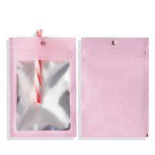 Custom One Side Clear Mylar Foil Earrings Packaging With Logo thumbnail-3