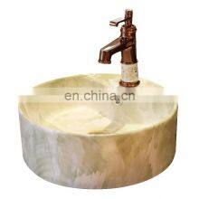 Marble Round Europe Type Washbasin on Stage of Pottery and Porcelain thumbnail-1